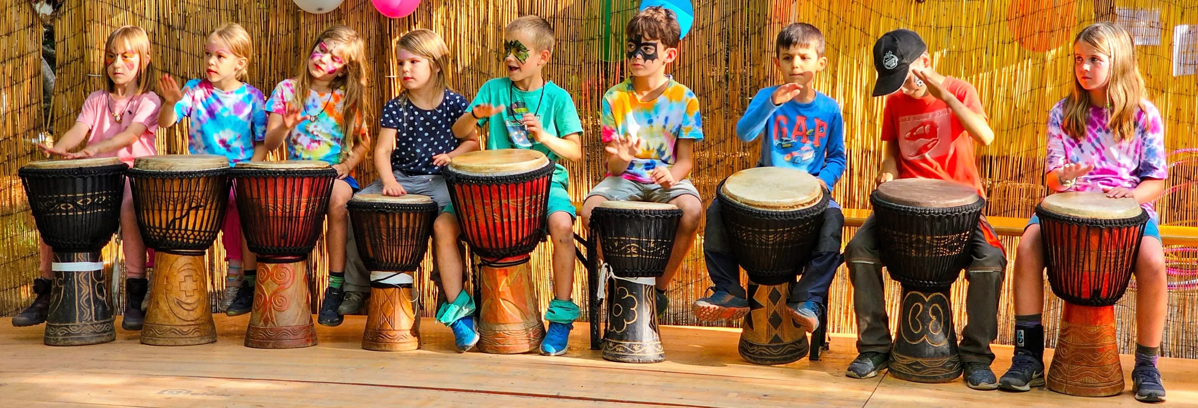 Afrika Dorf Kinder-Camp